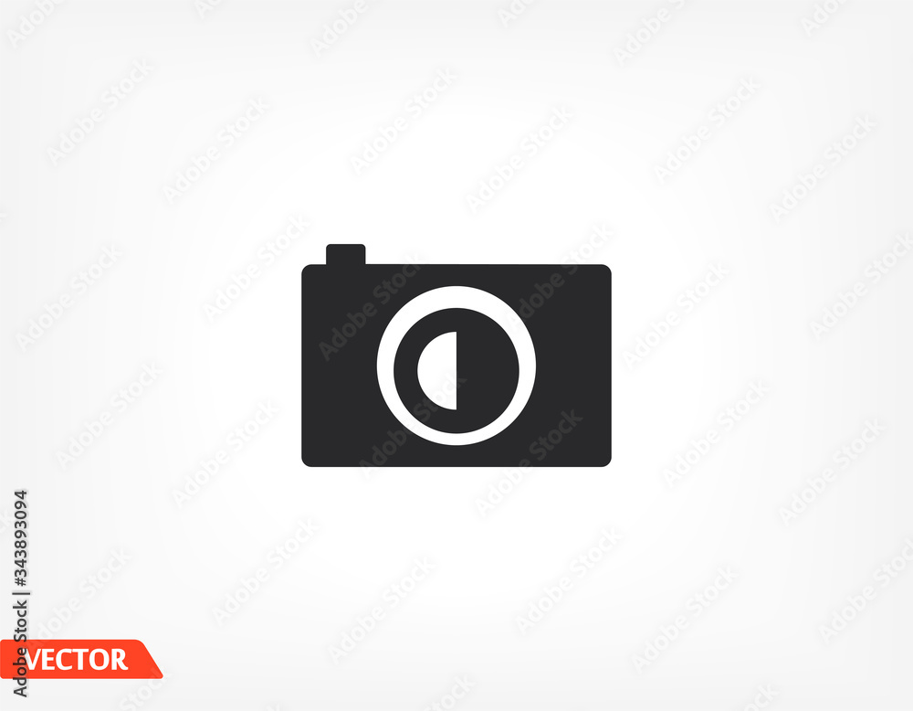 photo camera icon. Vector Eps 10 . Lorem Ipsum Flat Design equipment digital photo camera icon. Vector Eps 10 . Lorem Ipsum Flat Design equipment digital