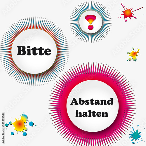 Abstand halten