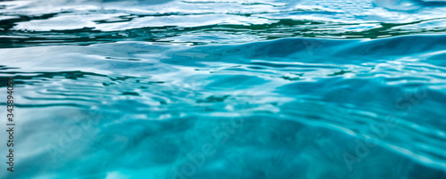 Blue wave surface ripple background