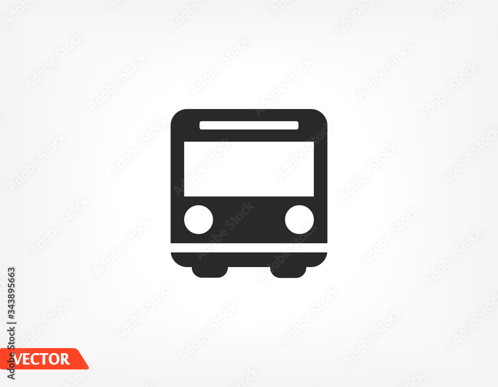 Bus. icon. Vector Eps 10. Lorem Ipsum Flat Design Bus. icon. Vector Eps 10. Lorem Ipsum Flat Design