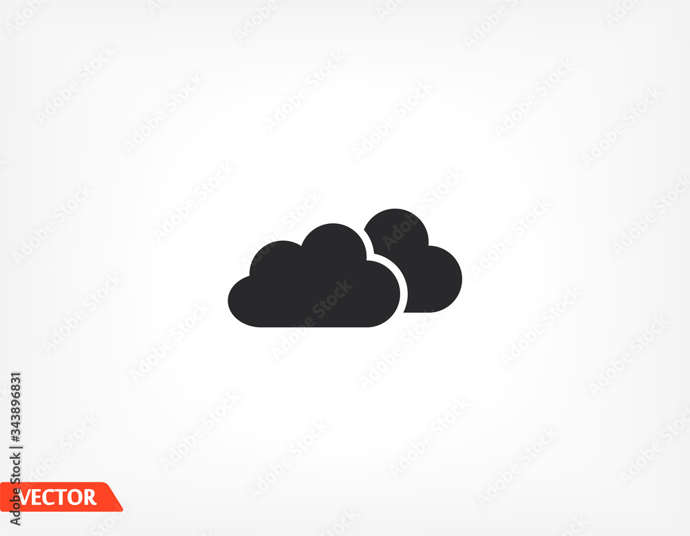cloud icon. Vector Eps 10. Lorem Ipsum Flat Design м cloud icon. Vector Eps 10. Lorem Ipsum Flat Design м