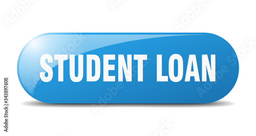 student loan button. student loan sign. key. push button.