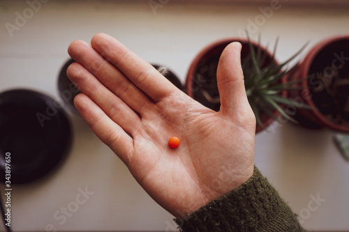 Medicine Pills in hand