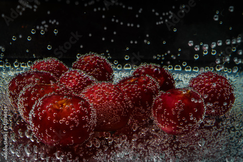  Cherry in water