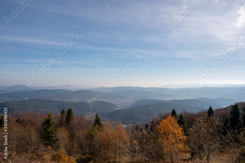 Mountain Jaworzyna Krynicka in Beskid Sądecki