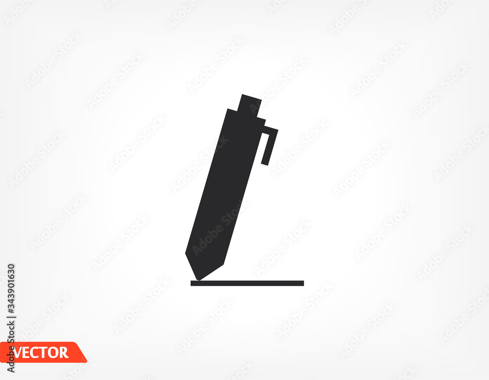 Pen icon. Vector Eps 10 . Lorem Ipsum Flat Design Pen icon. Vector Eps 10 . Lorem Ipsum Flat Design
