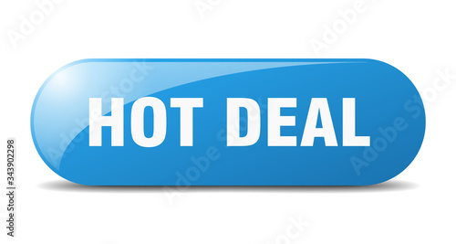 hot deal button. hot deal sign. key. push button.