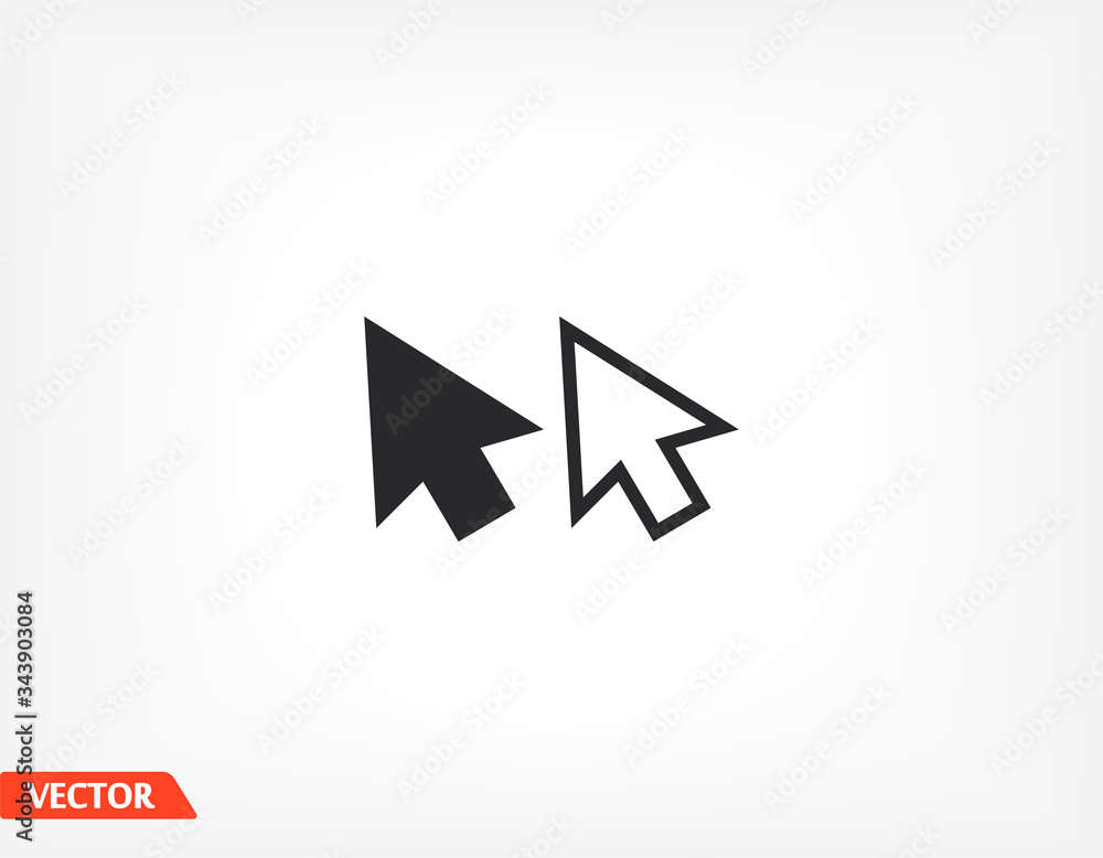 line cursor icon vector . Lorem Ipsum Flat Design line cursor icon vector . Lorem Ipsum Flat Design