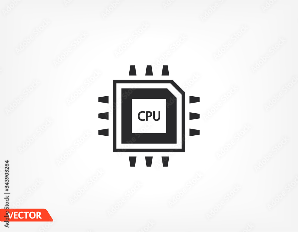 CPU vector icon. chip. CPU. Vector graphics. chip in the graph. 10 eps CPU vector icon. chip. CPU. Vector graphics. chip in the graph. 10 eps