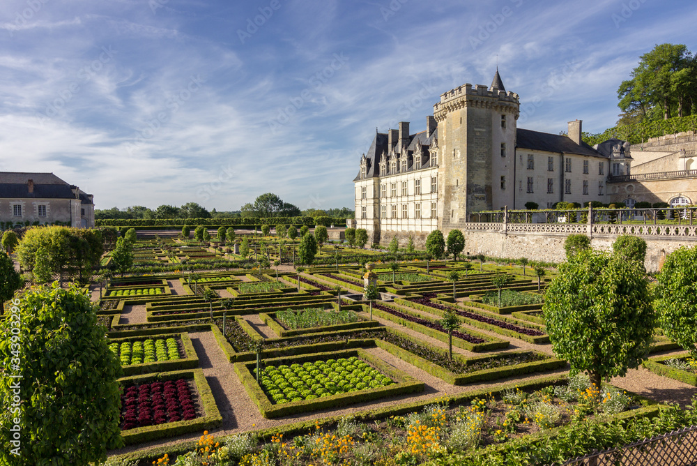 View of Loire valley in France