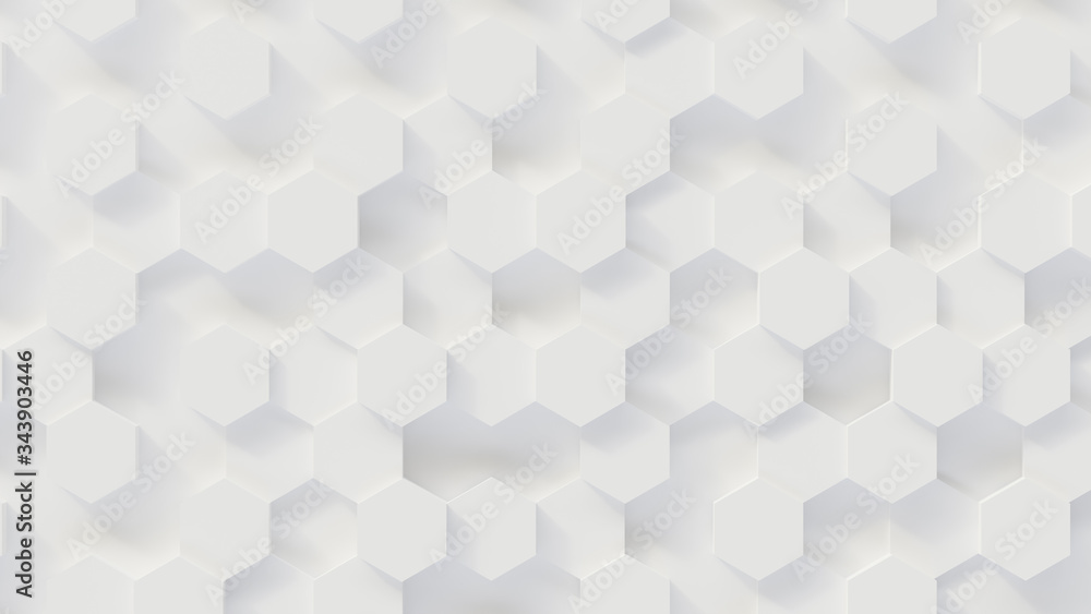 3D rendering luxury new background, white honeycomb hexagon pattern honeycomb, 3D illustration 3D rendering luxury new background, white honeycomb hexagon pattern honeycomb, 3D illustration