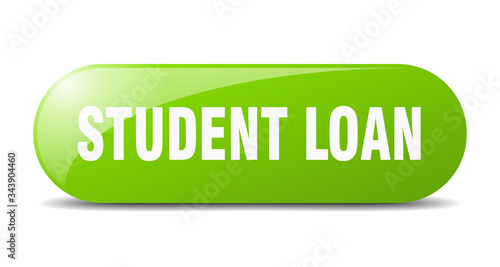 student loan button. student loan sign. key. push button.