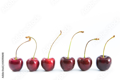 cherry berry isolated on white background