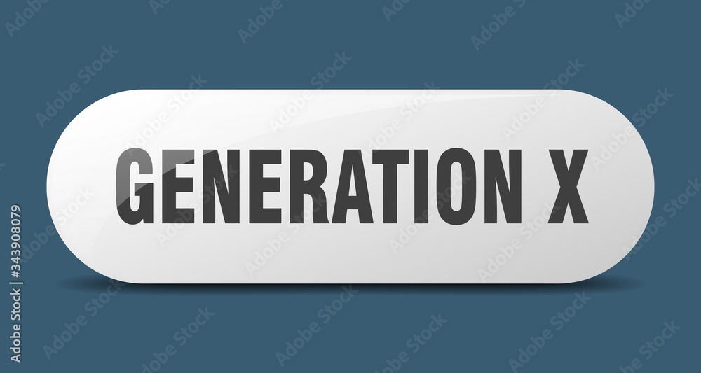 generation x button. generation x sign. key. push button.