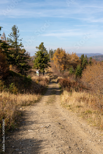 Mountain Jaworzyna Krynicka in Beskid Sądecki