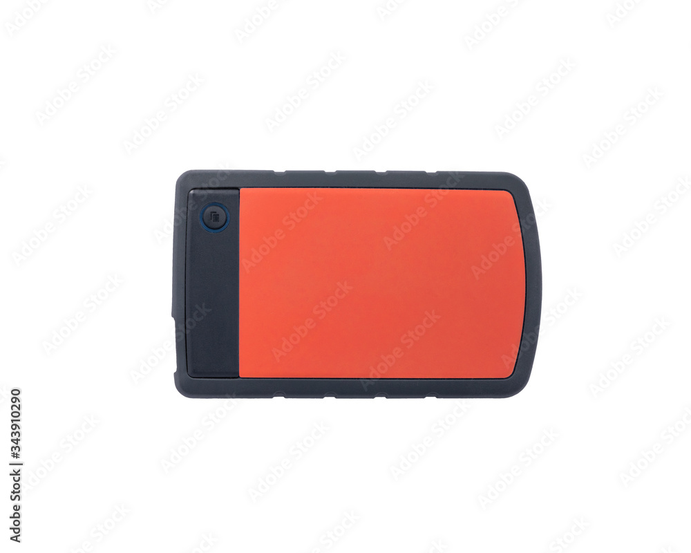 External Hdd drives 2.5 and 3.5 inch and flash drives on white isolated background External Hdd drives 2.5 and 3.5 inch and flash drives on white isolated background