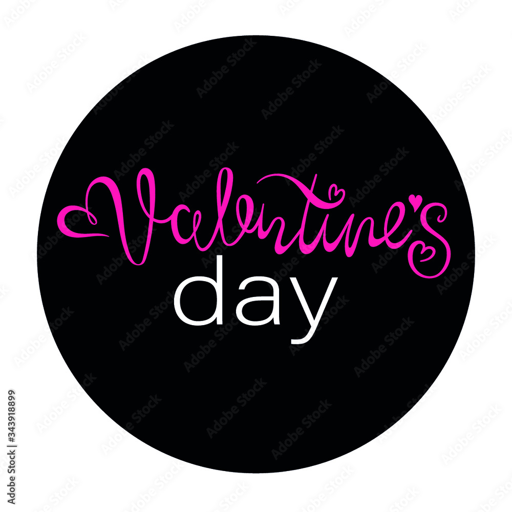 Fototapeta premium inscription valentines day