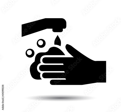 Handwash Icon set, personal cleanliness.
