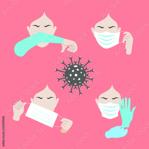 coronavirus protective agents and virus molecule