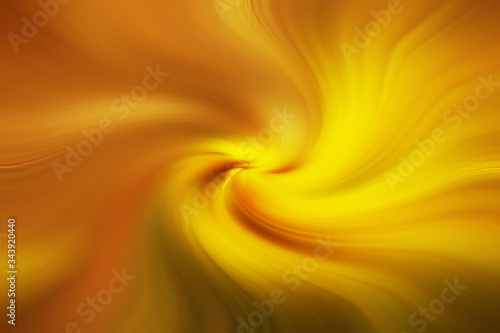 Abstract swirl line pattern yellow and orange abstract background