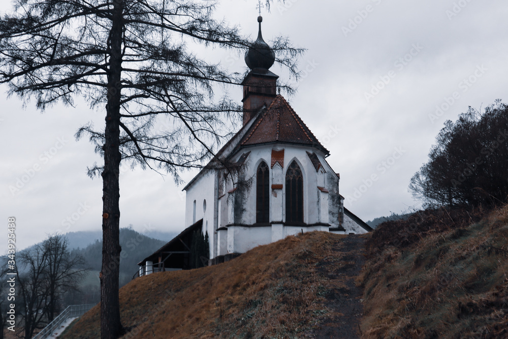 church in the mountains