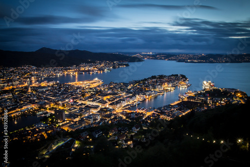 Bergen at Midnight