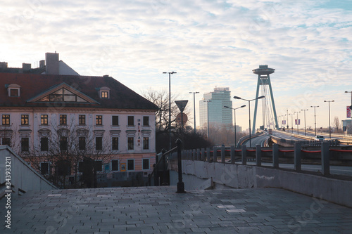 the old town in Bratislava