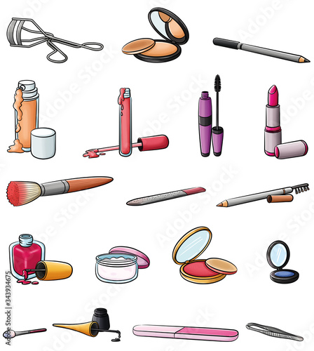 Verschiedene Beauty-Produkte - Illustration photo
