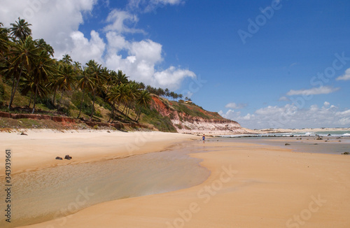 Chalk beach, Tibau do Sul, near Natal, Rio Grande do Norte, Brazil on October 15, 2013