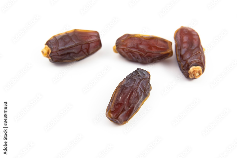 dates isolated on white background dates isolated on white background