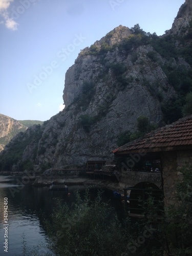 Landschaft ausserhalb von Skopje in Nordmazedonien