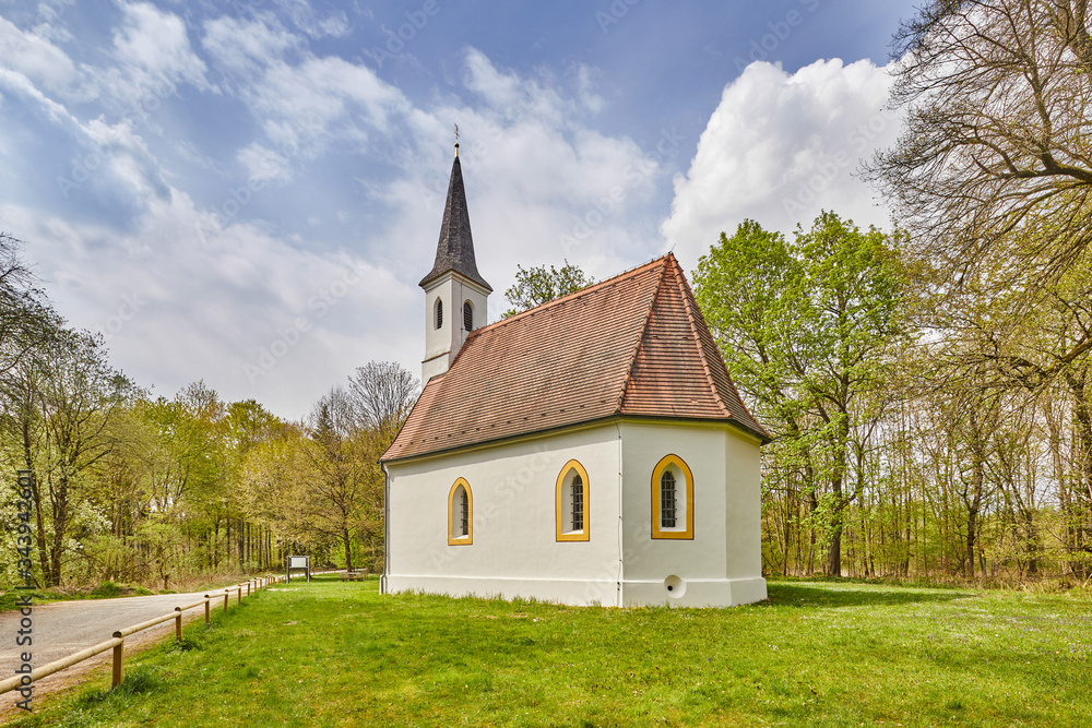 Hampersberger Kapelle, Hampersberg, Erharting, Pleiskirchen, Rohrbach, Mühldorf, Mühldorf am Inn, Oberbayern, Bayern, Deutschland