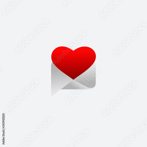 Free Download love message logo - GFXLoad