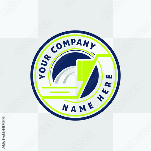 Drain cleaning Vintage LOGO. Vintage Logo for plumbing. Vector illustration.