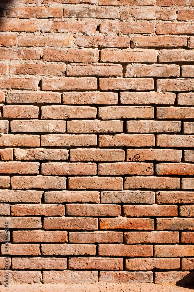 Obraz premium Orange bricks texture