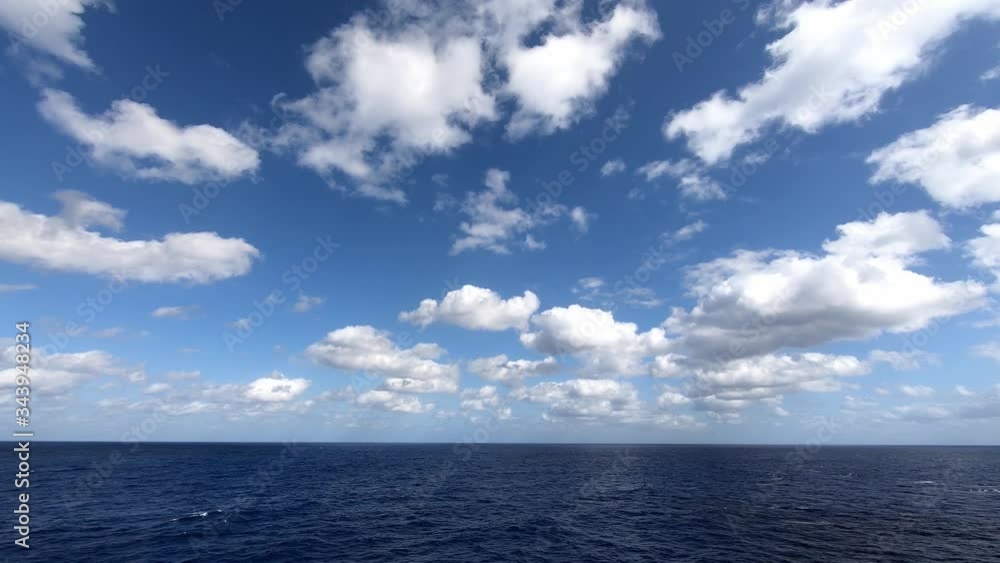 Time lapse of stratus clouds at sea. Camera mounted on moving ship. Time lapse of stratus clouds at sea. Camera mounted on moving ship.