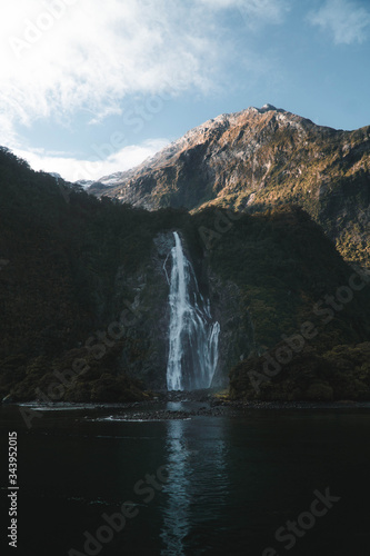 Waterfall in New Zealand 