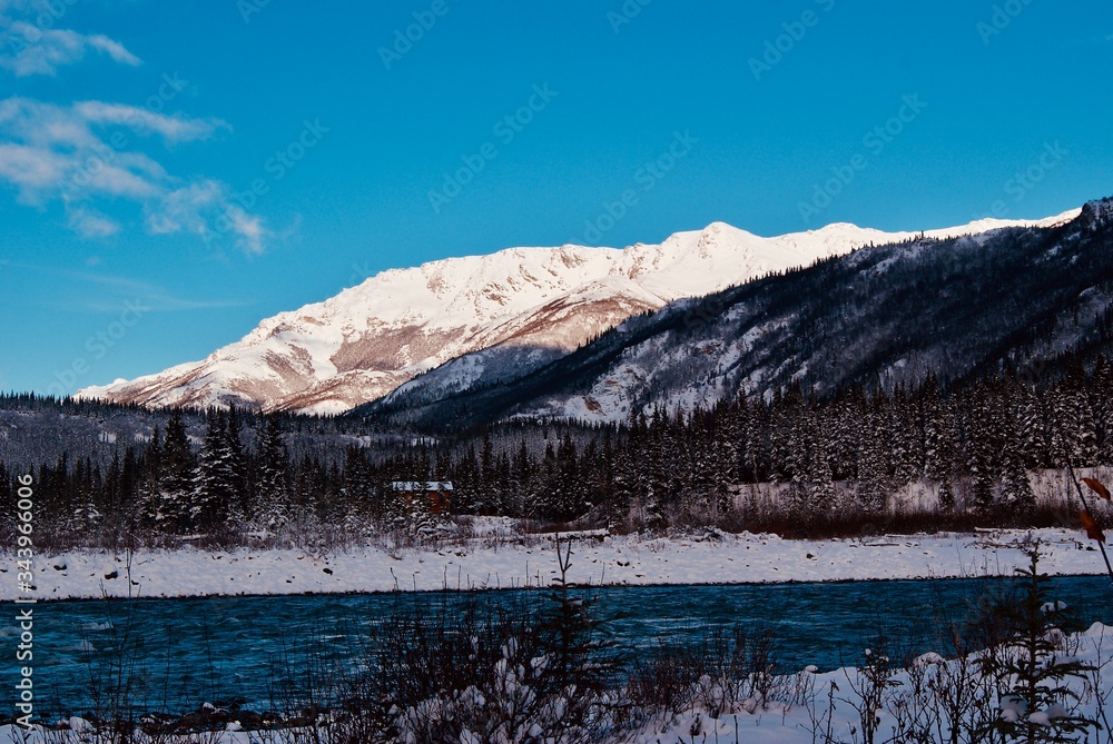 Obraz premium Montaña Alaska