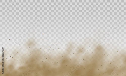 Dust cloud sand.