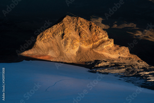 Jamapa glacier and the 