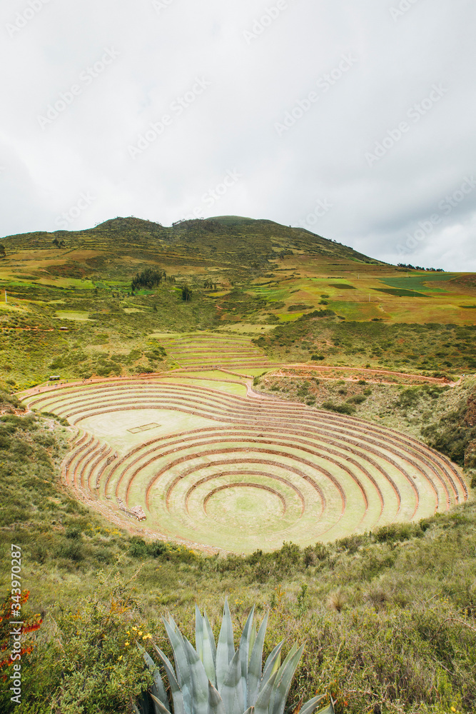 The famous Peruvian spot Moray in Peru The famous Peruvian spot Moray in Peru