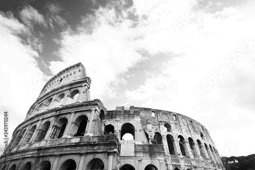 Rome Coliseum Black & White
