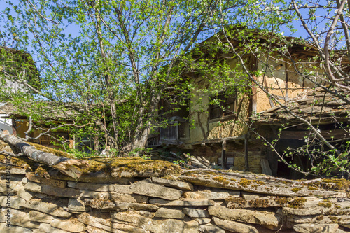 Old houses at historical village of Staro Stefanovo, Bulgaria