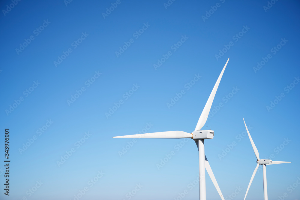 Windmills for electric power production in Spain. Windmills for electric power production in Spain.