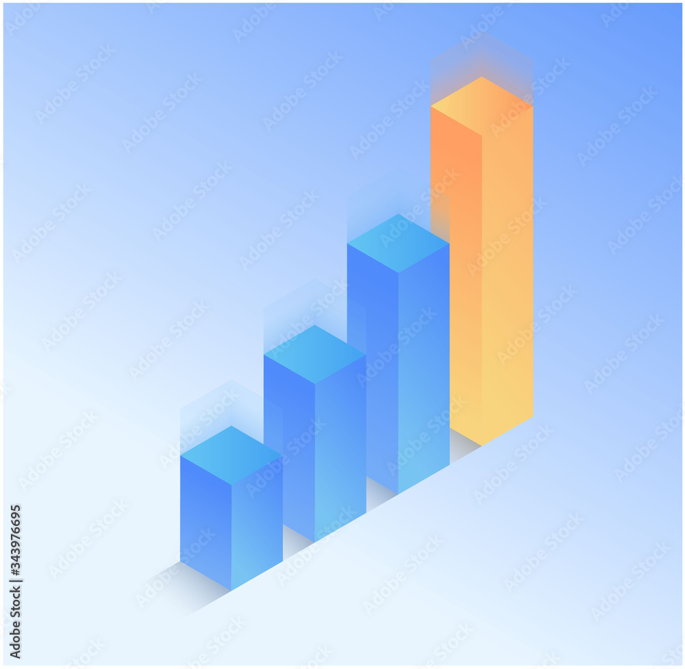 Infographics isometric Graphics elements. Line diagramm icons vector illustrations. Chart symbol Infographics isometric Graphics elements. Line diagramm icons vector illustrations. Chart symbol