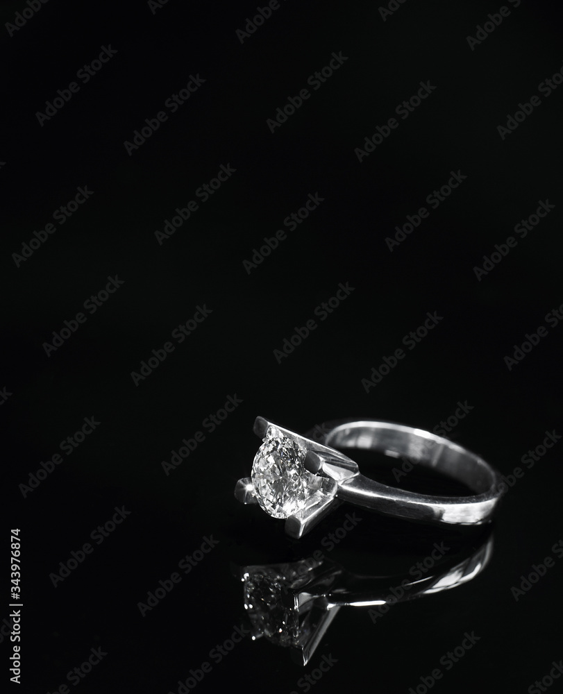 Close up of diamond ring / engagement ring Close up of diamond ring / engagement ring