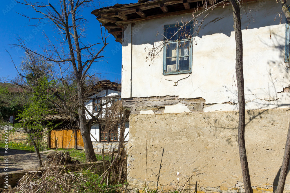 Old houses at historical village of Staro Stefanovo, Bulgaria