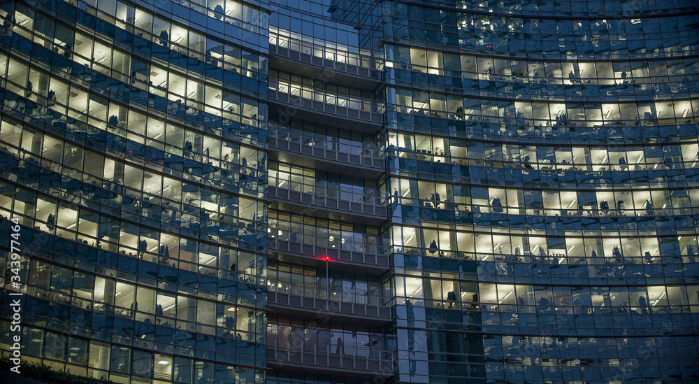 Obraz premium offices in the new business district of Milan