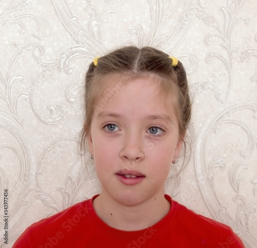 A young girl expresses a full range of emotions