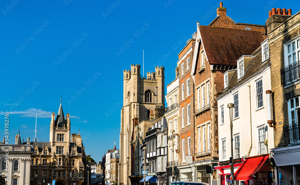 Traditional houses in Cambridge, England